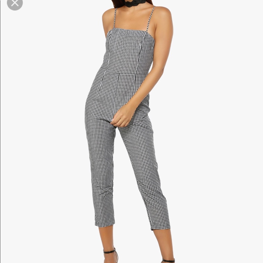 Gingham Cami Jumpsuit